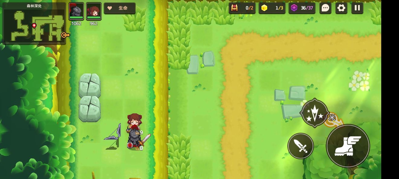 坎公骑冠剑1-3森林深处怎么过-1-3森林深处全收集通关指南