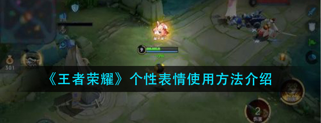 王者荣耀个性表情怎么用-个性表情使用方法介绍