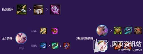 《云顶之弈》S8赛季卡莎主c阵容最佳搭配方案