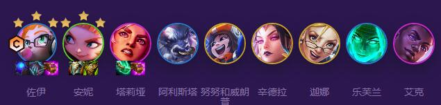 云顶之奕s8灵能佐伊最强阵容搭配站位及出装2023